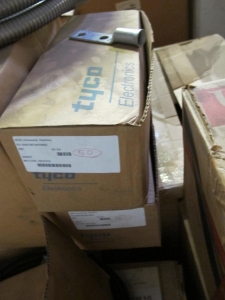 LOT TO INCLUDE: (1) CABLE, ELECTRICAL TYPE, 50 FT SIZE, 5 CONDUCTOR CONDUCTOR, SHIELDED KIND. 50 FT. CABLE WITH MATING VP 6.0 CONNECTOR, (8) PIGTAILS, ELECTRICAL TYPE, COLLECTOR SHOE KIND, 8 FT LG SIZE, (100) CONNECTORS, ELECTRICAL TYPE, 4/0 AWG CONDUCTOR, TERMINAL KIND. (2) 1/2" STUD, UNINSULATED, (4) CABLES, ELECTRICAL TYPE, 22 AWG SIZE, 93 OHMS RATING, COPPER MATERIAL, 2 CONDUCTOR, COAXIAL, RG-62A/U KIND. SHIELDED, COPPERWELD, VINYL JACKETED, POLYETHYLENE INSULATED, 1000 FT LG. LOADING & HANDLING FEE $15-4081